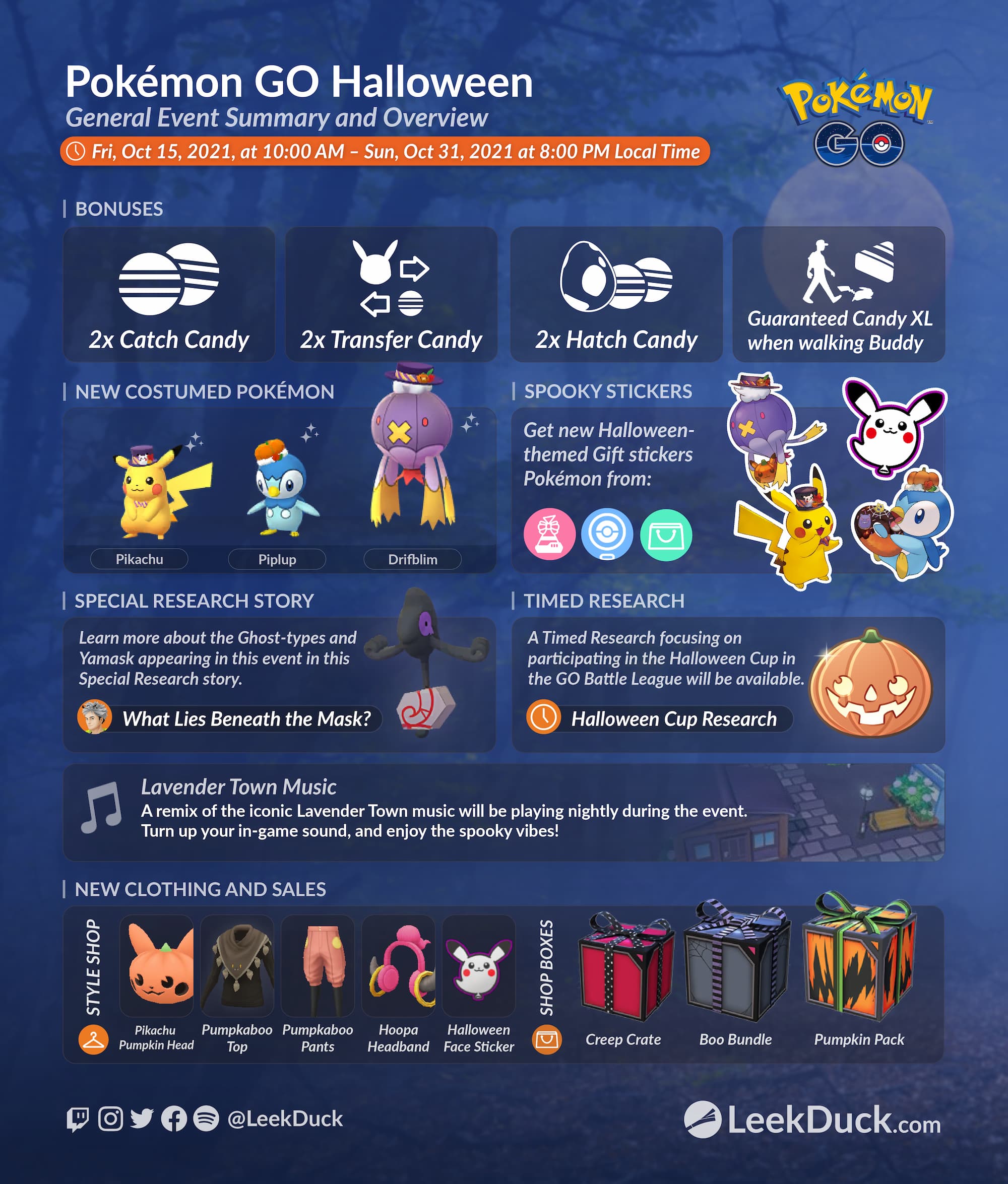 Pokemon Go Halloween Mischief: Field Research, Shiny Pokemon, Raids &  bonuses - Dexerto