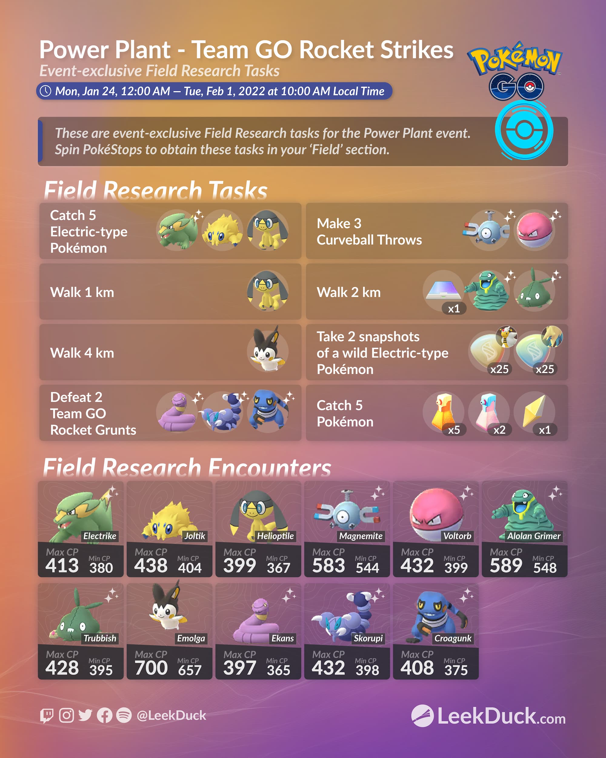 Genesect Special Research Story - Leek Duck