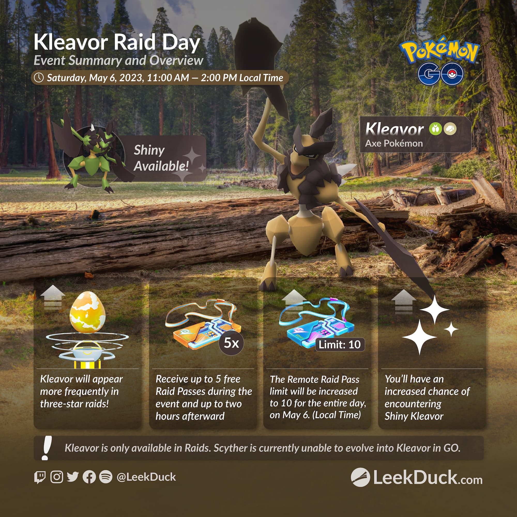 May Event Details: @Bunzinga How to Get Meltan: @Bunzinga Kleavor