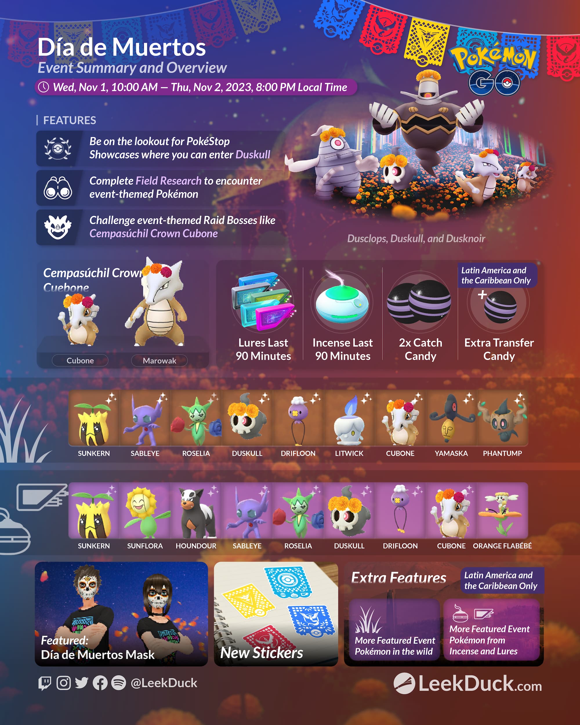 Pokémon GO New Year's 2023 Event - Leek Duck