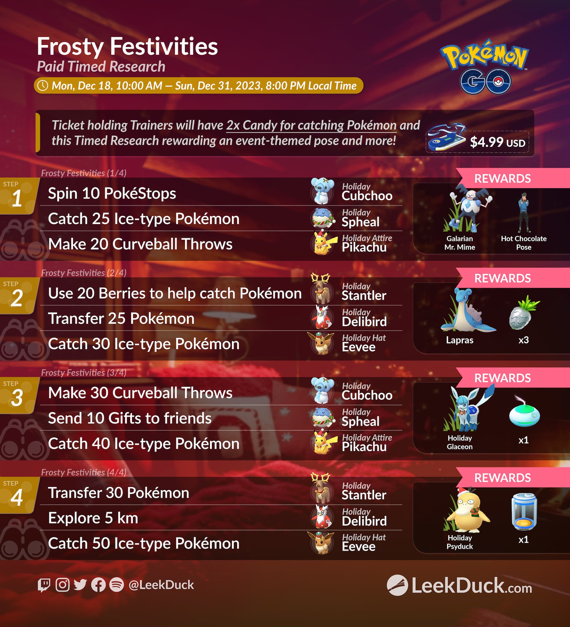 Catch Cetoddle during Pokémon GO's Winter Holiday Part 1 Event