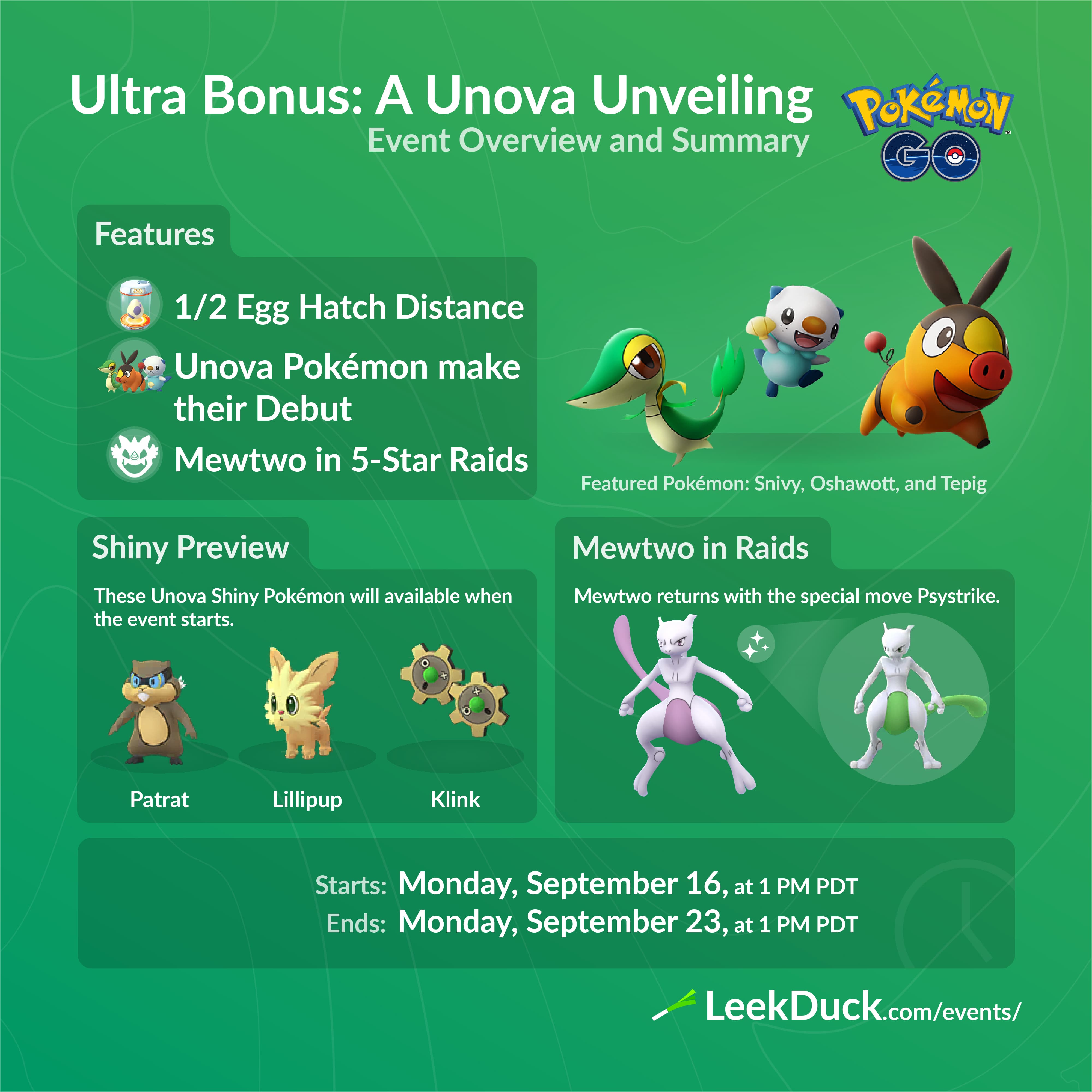 Week 3 A Unova Unveiling Leek Duck Pokémon Go News And
