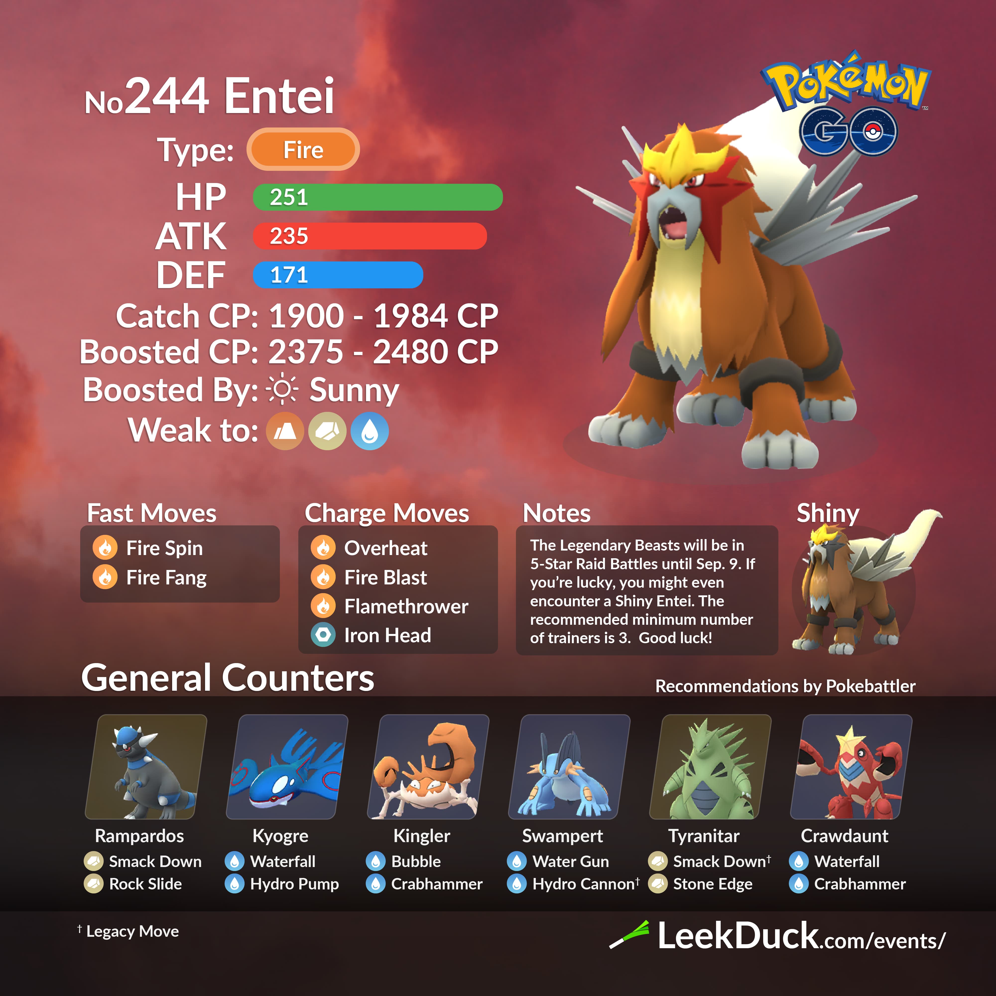 Legendary Beasts in Raids - Leek Duck