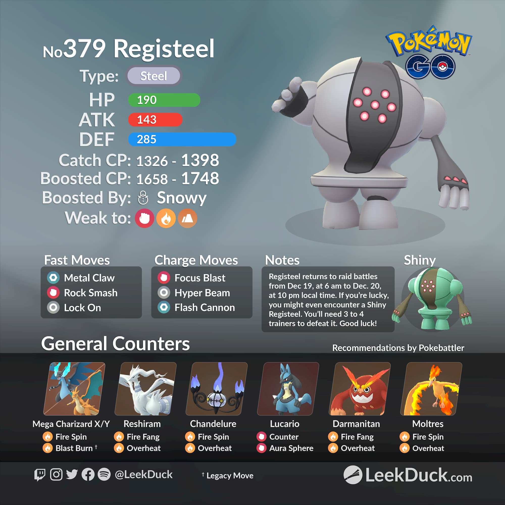 Registeel (Pokémon) - Pokémon GO