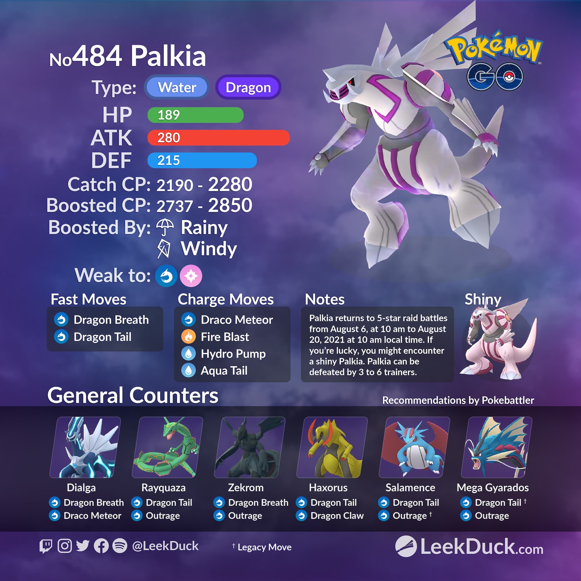 Pokémon GO: How To Find (& Catch) Shiny Palkia