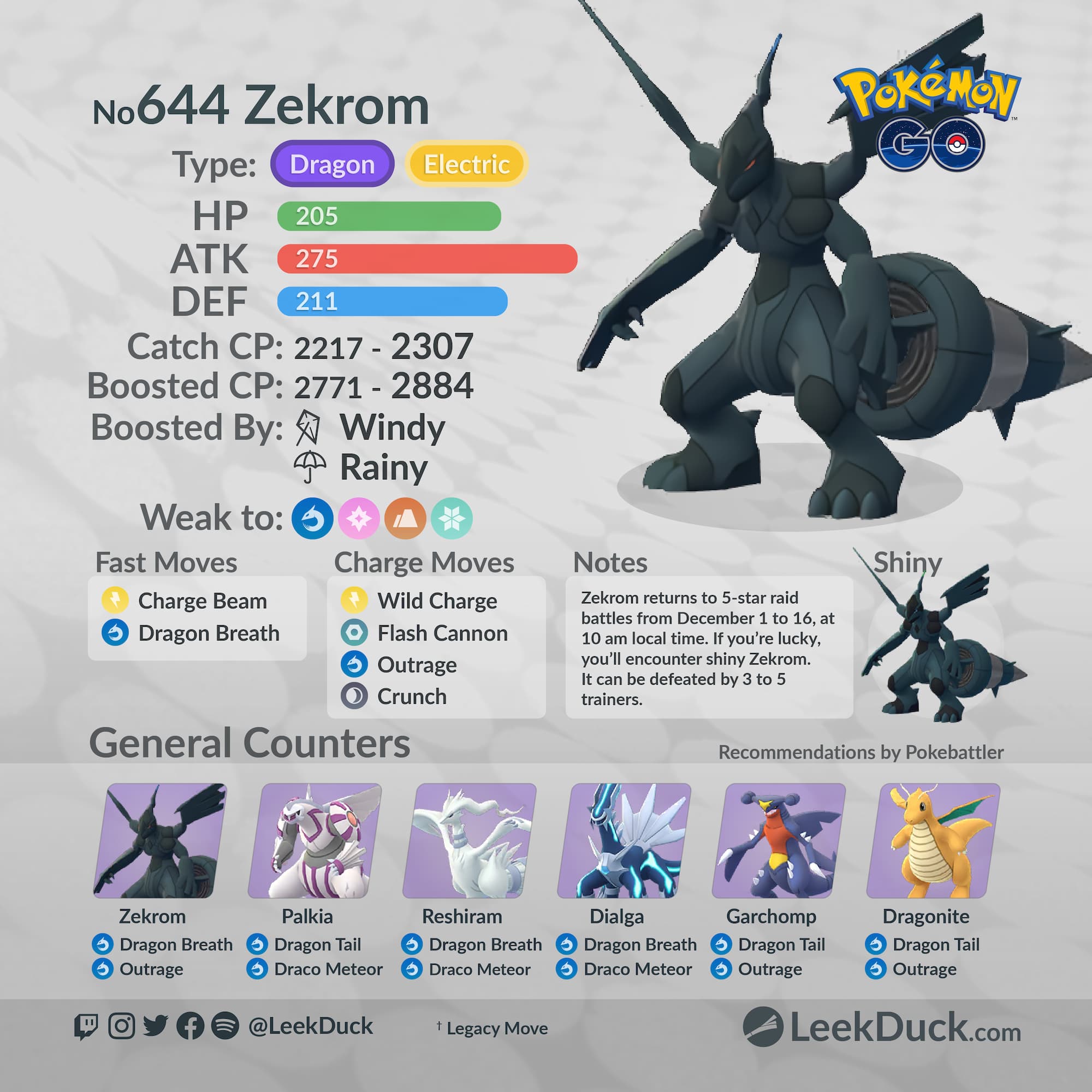 Can Zekrom Be Shiny in 'Pokémon GO'?