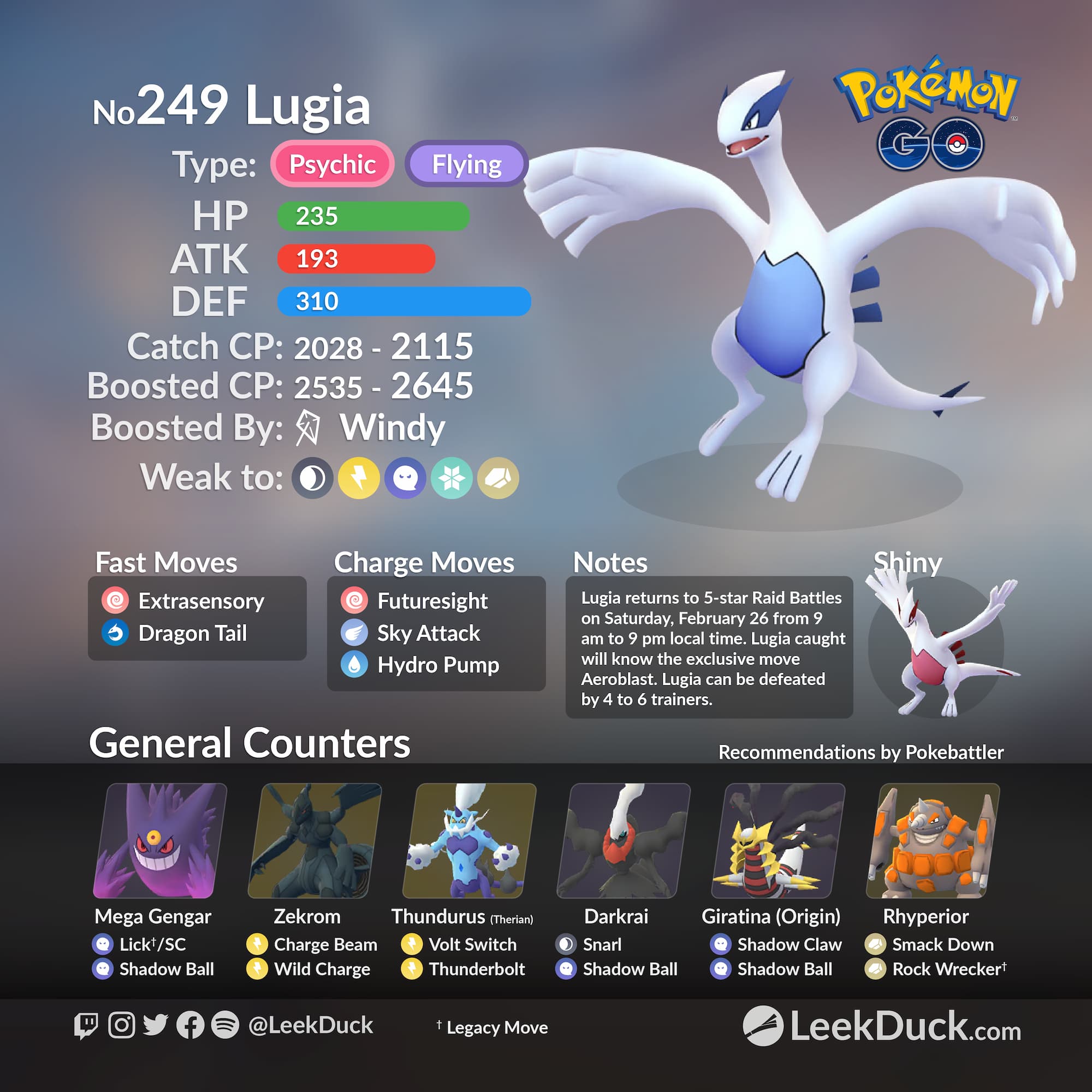 Pokémon GO Tour: Johto 5-star Raid Battles - Leek Duck