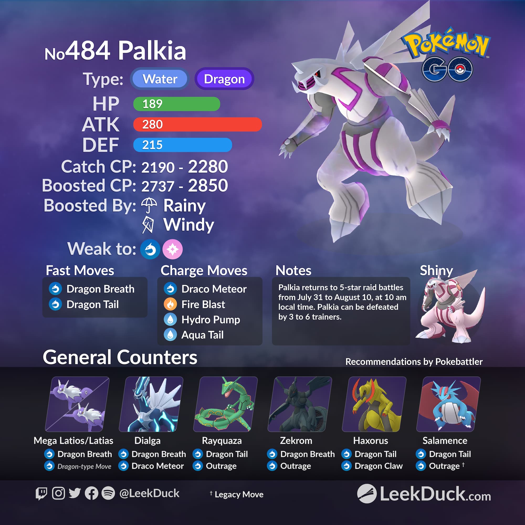 Pokémon Go Palkia guide – pearls of wisdom