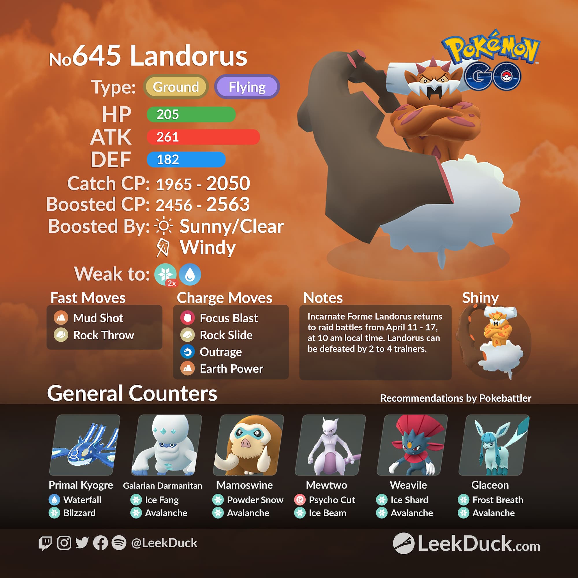 Pokémon GO in April 2023: Lugia, Landorus Incarnate Forme, Tapu