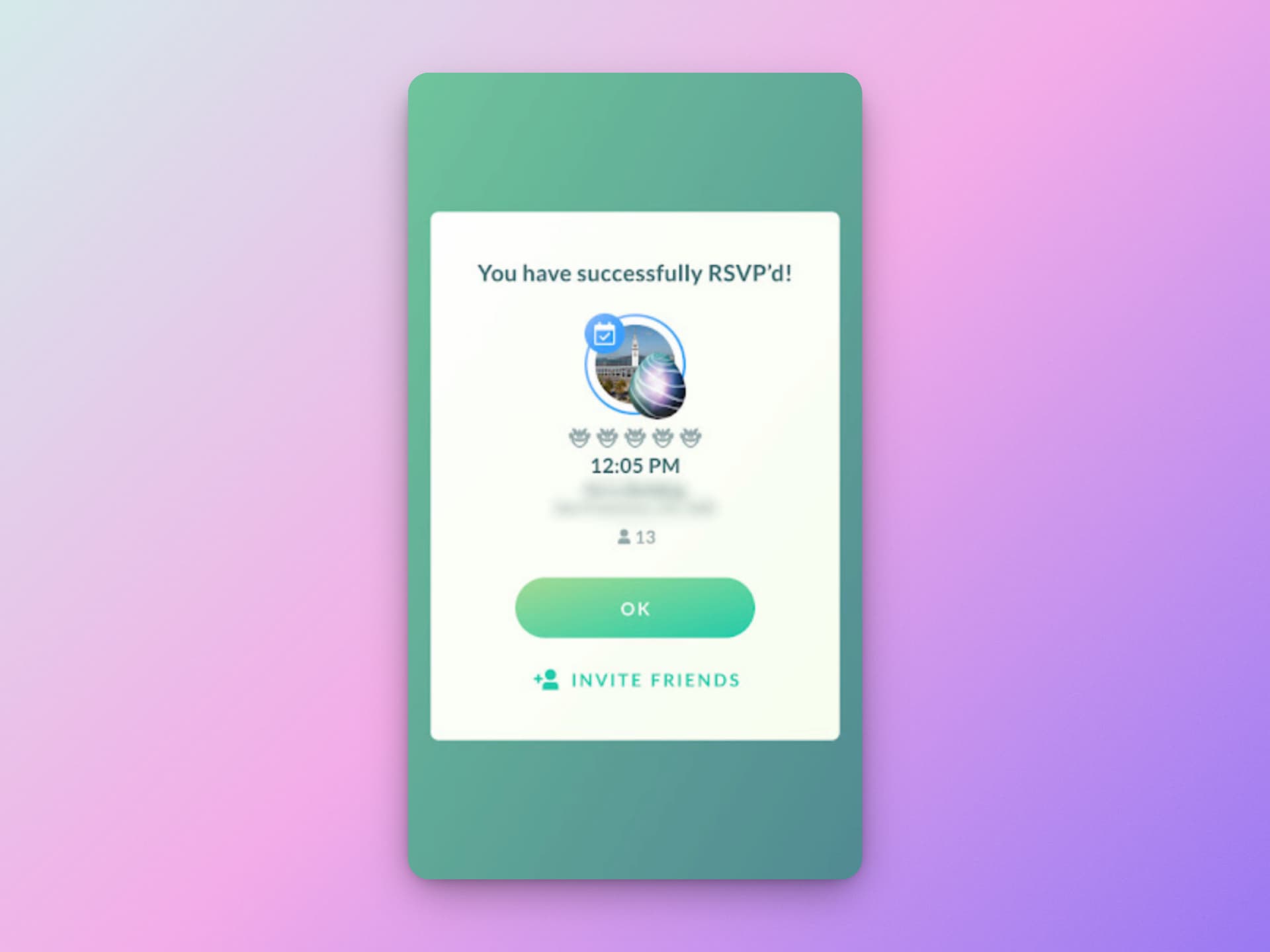 RSVP invite system
