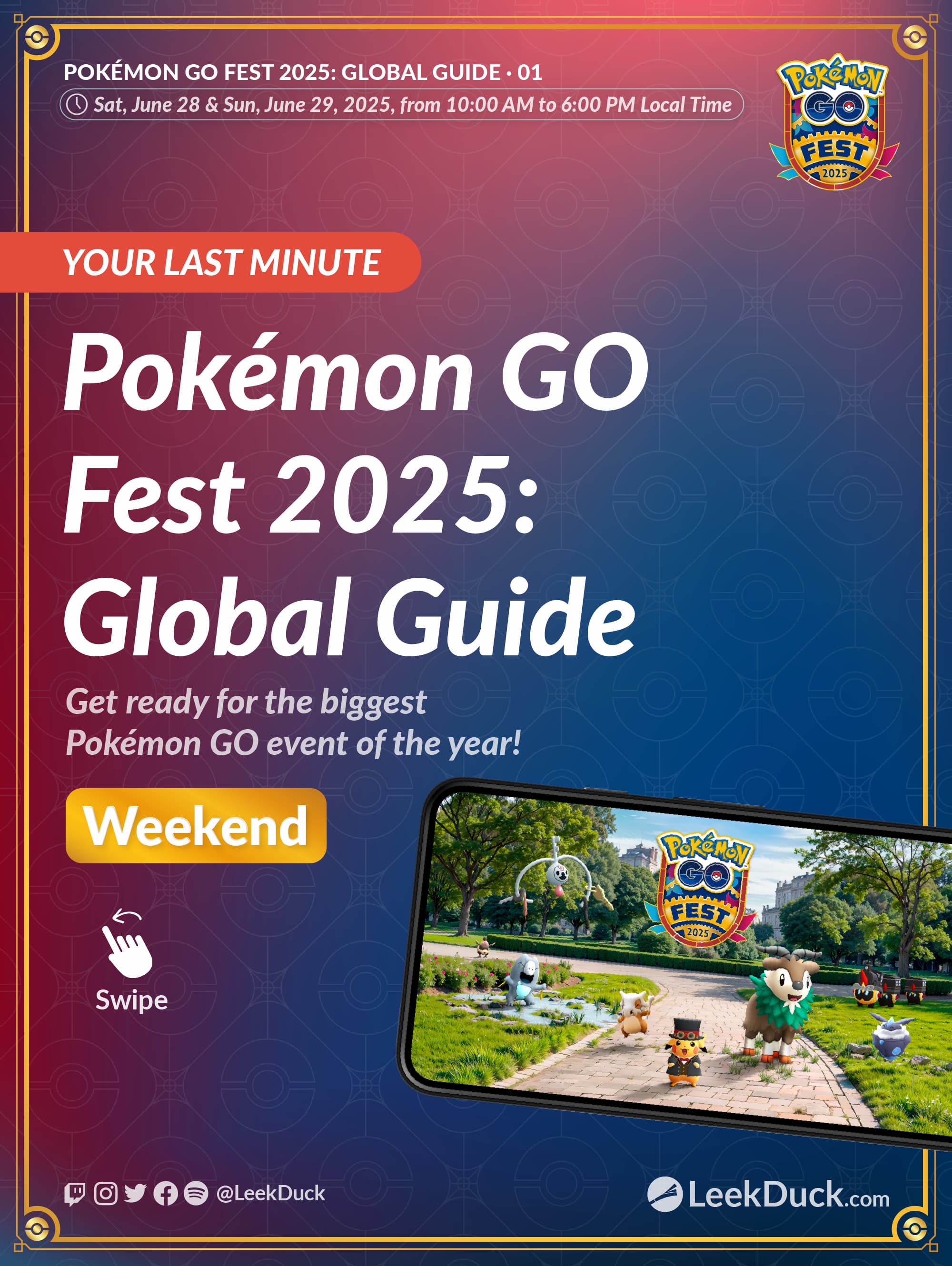 Go Fest Your Last Minute Guide to Pokémon GO Fest 2025: Global - Leek Duck ...