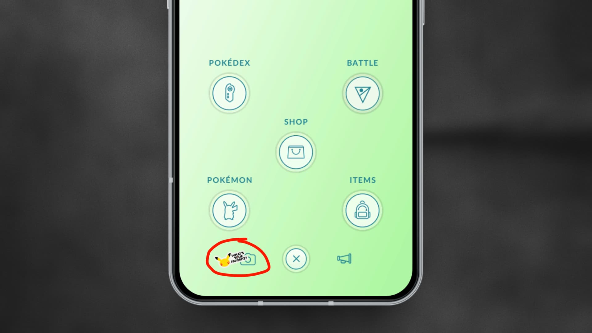 Open the Snapshot page