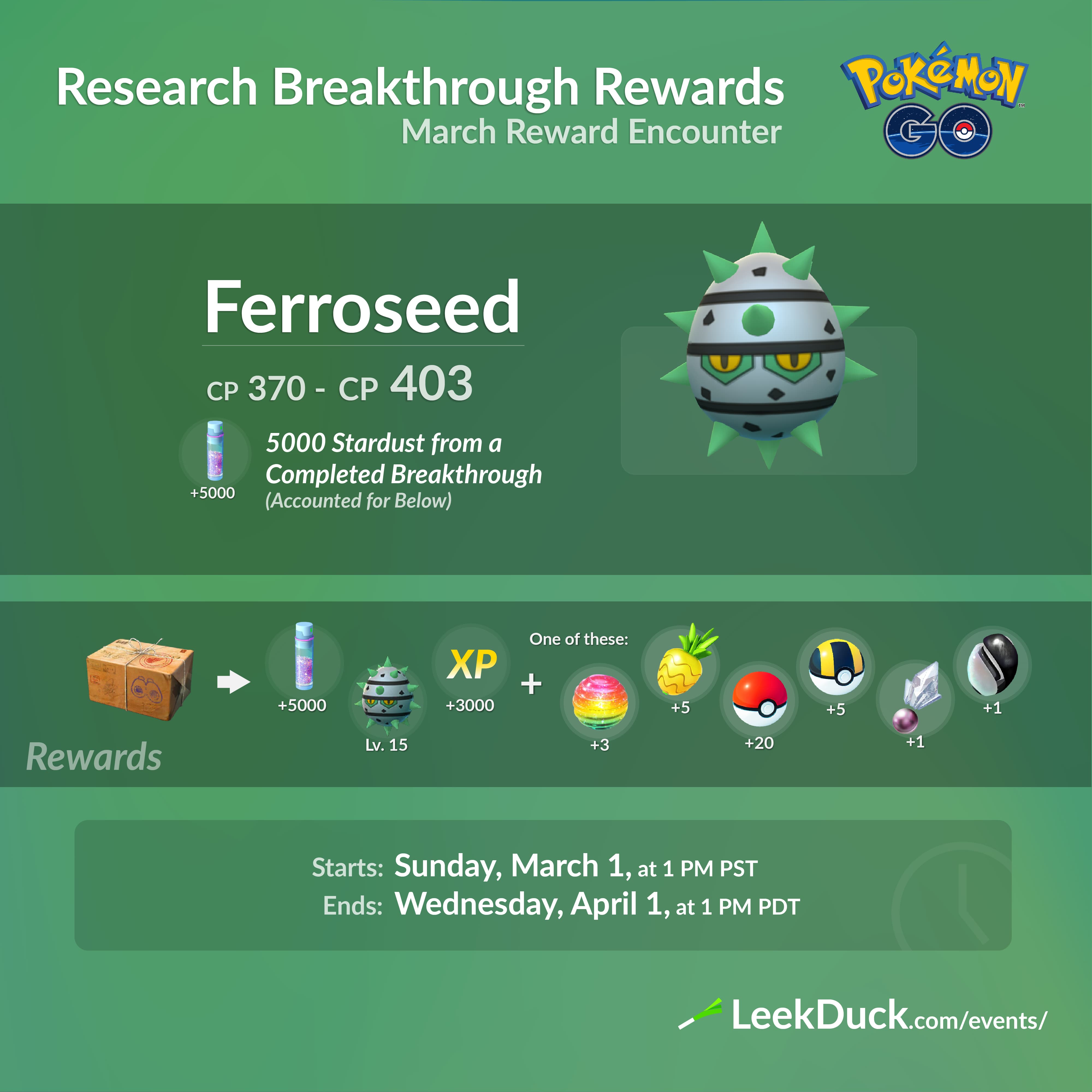 Leek Duck 🦆 on X: Research Breakthrough rewards include Articuno